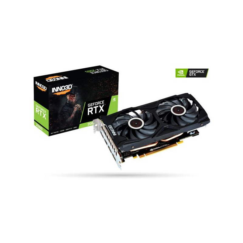 Inno3D GeForce RTX 2060 6GB DDR6 Twin X2 (N20602-06D6-1710VA15L)