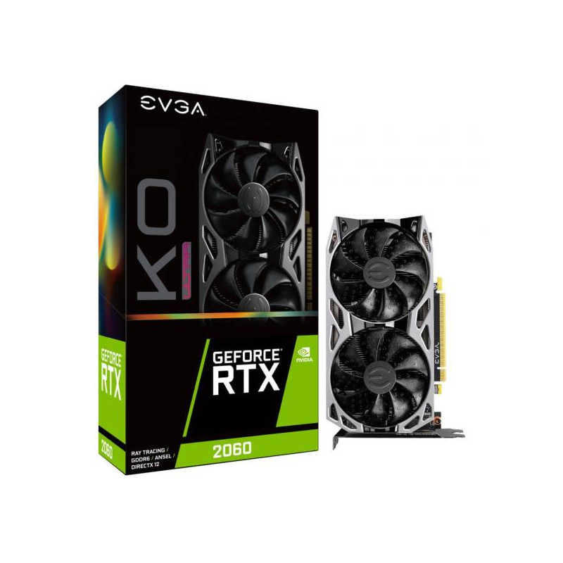 EVGA GeForce RTX 2060 6GB DDR6 KO Ultra Gaming (06G-P4-2068-KR)