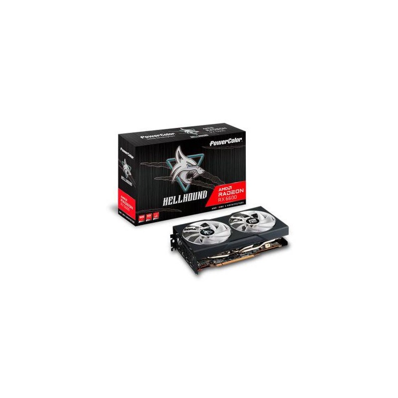 PowerColor RX 6600 8GB DDR6 Hellhound (AXRX 6600 8GBD6-3DHL)