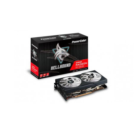 PowerColor RX 6600 8GB DDR6 Hellhound (AXRX 6600 8GBD6-3DHL)