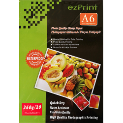 InkJet Photopapier 10x15 20Blatt 260g glänzend