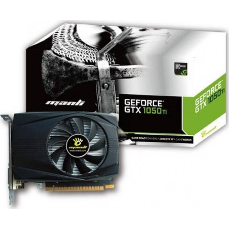 Manli GeForce GTX 1050Ti 4GB DDR5 (N4521050TIF3702)