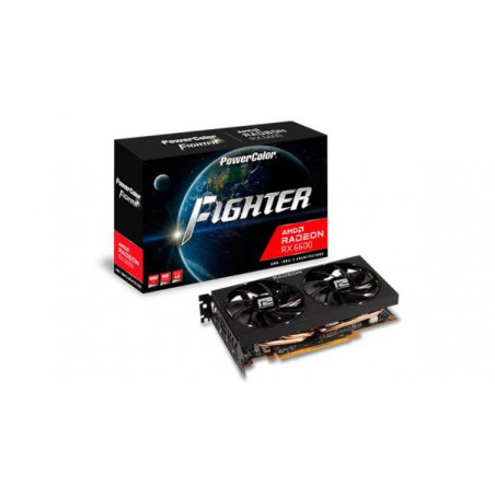 PowerColor RX 6600 8GB DDR6 Fighter (AXRX 6600 8GBD6-3DH)