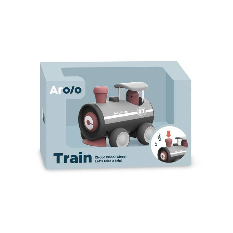 Lokomotive mit Rückziehfunktion und Soundeffekten